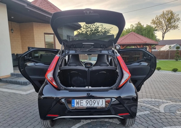 Toyota Aygo cena 38900 przebieg: 153312, rok produkcji 2018 z Przasnysz małe 352